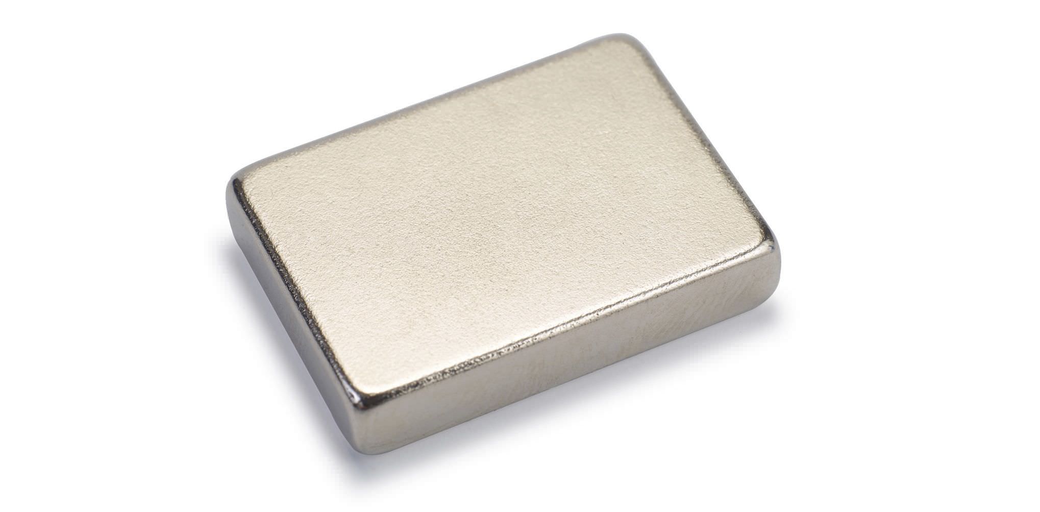 Neodymium-iron-boron magnet (NdFeB)